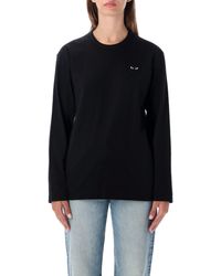 COMME DES GARÇONS PLAY - Icon Heart/S Tee - Lyst