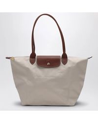 Longchamp - Paper-Coloured Le Pliage Original L Bag - Lyst