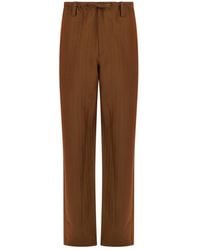 Dries Van Noten - Wool Viscose Trousers - Lyst