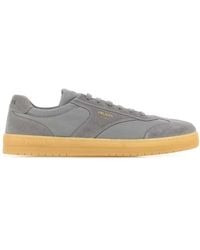 Prada - Suede E Re-Nylon Sneakers - Lyst