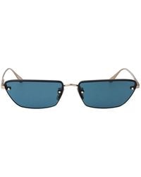 Linda Farrow - Lightgold/Aqua Titanium Sunglasses - Lyst