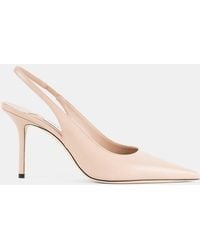 Jimmy Choo - Slingback En Cuir De Veau Love Sb 85 Macaron Nude Rosé - Lyst