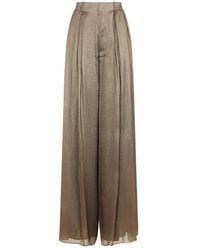 Ralph Lauren - Antique Brass Greer Pleated Trousers - Lyst