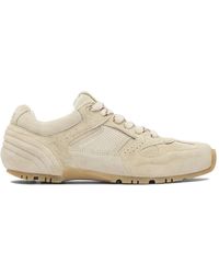 Alohas - Tb.56 Suede Cream Leather Sneakers - Lyst