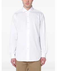Xacus - Spread Collar Button Shirt - Lyst