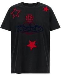 Vivienne Westwood - 'Orb And Stars Classic' T-Shirt - Lyst
