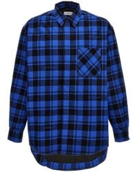 Off-White c/o Virgil Abloh - 'Check Flannel' Overshirt - Lyst