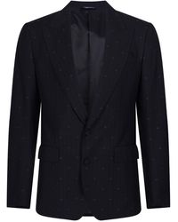 Dolce & Gabbana - Rigato Wool-Blend Jacket - Lyst