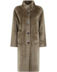 Betta Corradi - "Shao" Raglanreversable Long Coat - Lyst