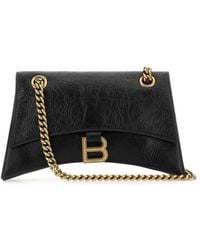 Balenciaga - Leather Small Crush Shoulder Bag - Lyst