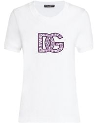 Dolce & Gabbana - T-Shirt With Logo - Lyst