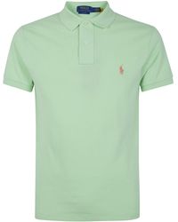 Polo Ralph Lauren - Short Sleeves Knit Classic Logo Polo Shirt - Lyst