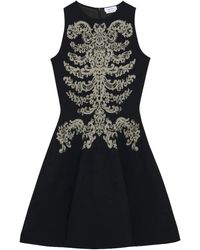 McQueen - Viscose Mini Dress - Lyst