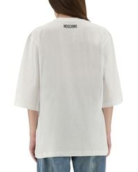 Moschino - Playful Graphic Jersey T-Shirt - Lyst