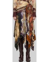 Zimmermann - Draped Midi Skirt With Valiant Scarf - Lyst