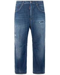 DSquared² - 5 Pockets Cotton Elastane Pants - Lyst