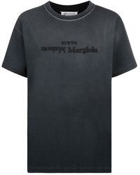 Maison Margiela - Reverse Logo Cotton T-Shirt - Lyst