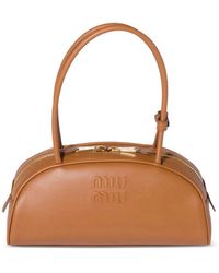Miu Miu - Cognac Medium Beau Bag - Lyst