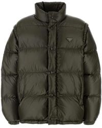 Prada - Quilted Jacket - Lyst
