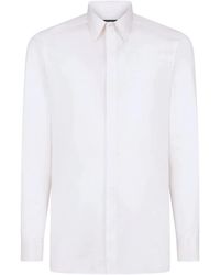 Tom Ford - Cotton And Silk Classic Fit Shirt - Lyst