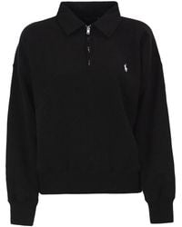 Polo Ralph Lauren - Half-Zip Collared Sweatshirt - Lyst
