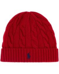 Polo Ralph Lauren - Wool-Cashmere Beanie Hat - Lyst