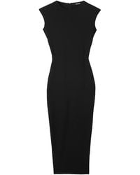 Jacquemus - Abito Midi Alba Aderente Con Ruche - Lyst