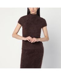 Soft Goat - Mocha-Coloured Brushed Cashmere Sweater - Lyst
