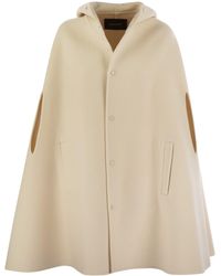 Fabiana Filippi - Refined Virgin Wool Cape - Lyst