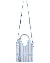 Chloé - Mini Stripy Tote Bag - Lyst