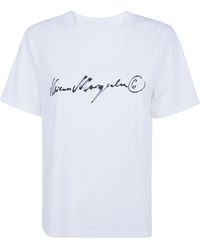 MM6 by Maison Margiela - Basic T-Shirt - Lyst