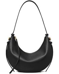 Tory Burch - Romy Half Moon Leather Shoulder Bag - Lyst