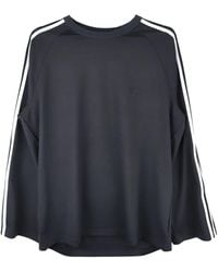 Y-3 - Long-Sleeve T-Shirt With Three Stripes - Lyst