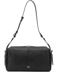 Pinko - Leather Cotton Polyamide Polyurethane Shoulder Bag - Lyst