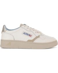 Autry - Medalist Low Wom Nbk/Ele/Suede Plat - Lyst