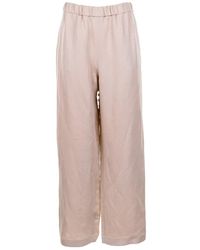 Fabiana Filippi - Wide Trousers Sand - Lyst
