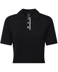Pinko - Wool Cashmere T Shirt - Lyst