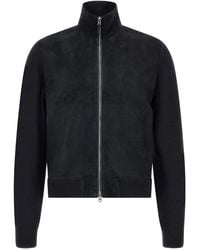 Tom Ford - Two-Material Cardigan - Lyst