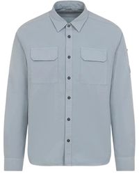 C.P. Company - C.P.Company Pocket Button Shirt - Lyst