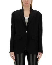 Moschino - Single-Breasted Jacket - Lyst
