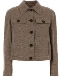Brunello Cucinelli - Embroidered Linen Blazer - Lyst