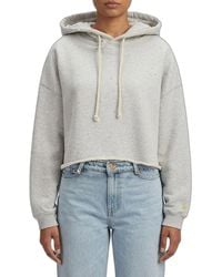 Golden Goose - Cotton Cropped Hoodie - Lyst