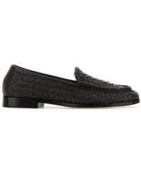 Bottega Veneta - Woven Leather Moccasins - Lyst