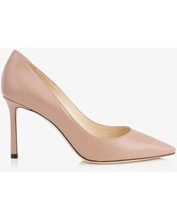 Jimmy Choo - Romy 85 Pink Leather Pump Us - Lyst