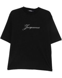 Jacquemus - Logo-Detail Short-Sleeve T-Shirt - Lyst