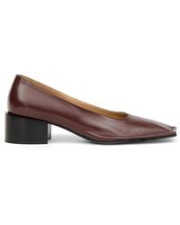 Maison Margiela - Piped Shiny Nappa Leather Pump - Lyst
