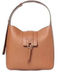 Hogan - Leather Hobo Bag - Lyst