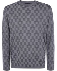Emporio Armani - Round Neck Sweater - Lyst