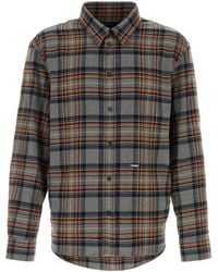 DSquared² - Lined Check Shirt - Lyst
