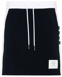 Thom Browne - Classic 4-Bar Jersey Mini Skirt - Lyst